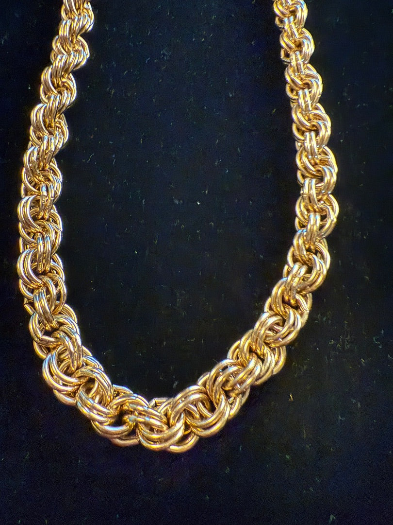 18" Heavy Gold Chain Avon Necklace