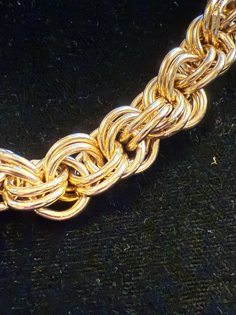 18" Heavy Gold Chain Avon Necklace