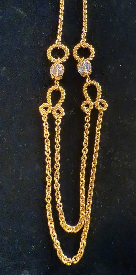 1991 Golden Opulence Avon Gold Tone Necklace