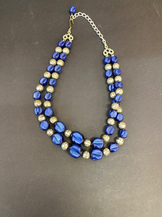 Blue Beaded Necklace