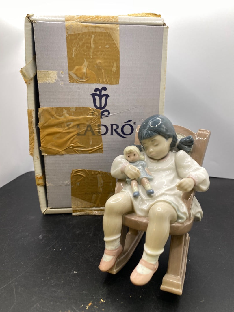 Naptime Girl with Doll
