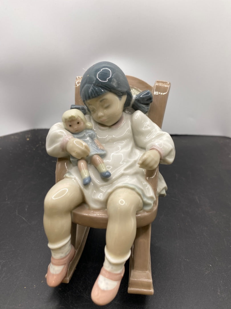 Naptime Girl with Doll