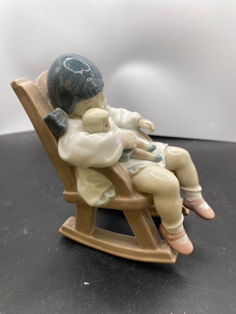Naptime Girl with Doll