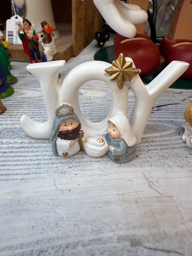 Vtg JOY Nativity