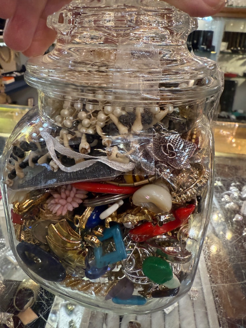 Junk Jewelry Jar