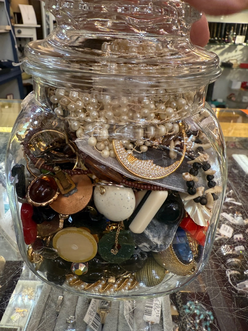 Junk Jewelry Jar