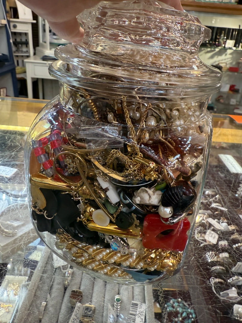 Junk Jewelry Jar