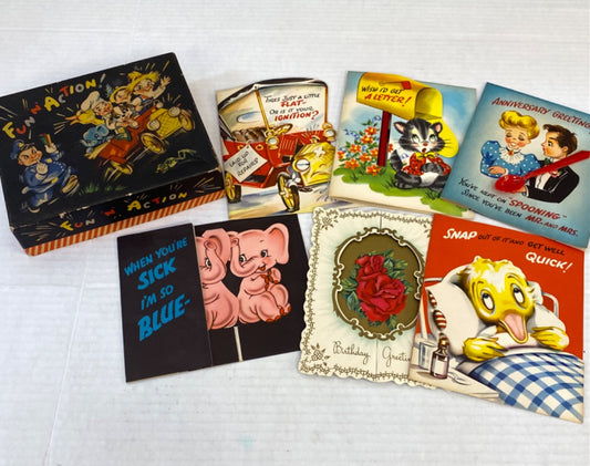 Vintage Greeting Cards set of 6