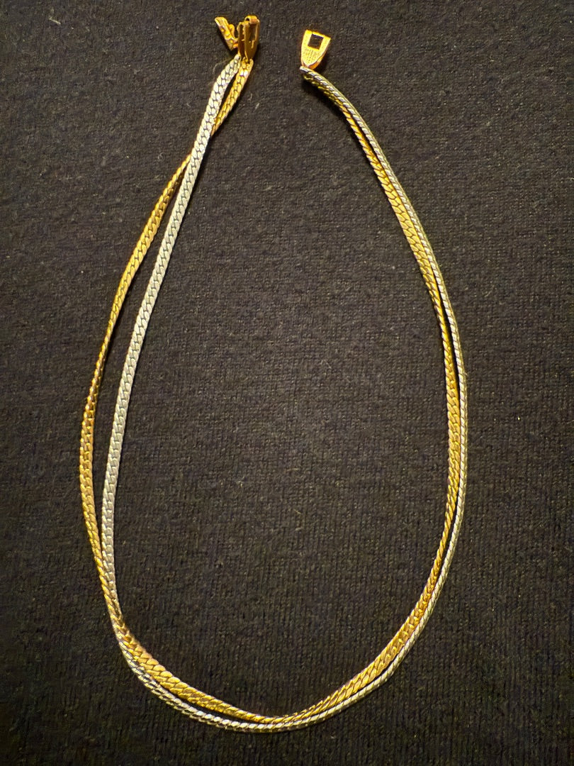 Two toner vintage Avon necklace