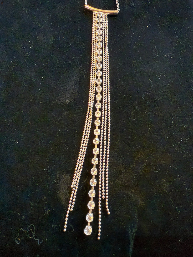 Multi Drop Chain Vtg Avon Necklace