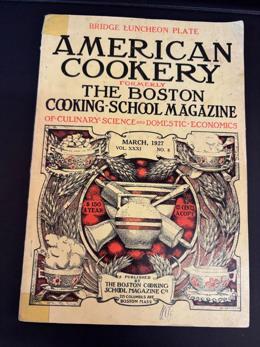 American Cookery - Boston Cooking Magazine