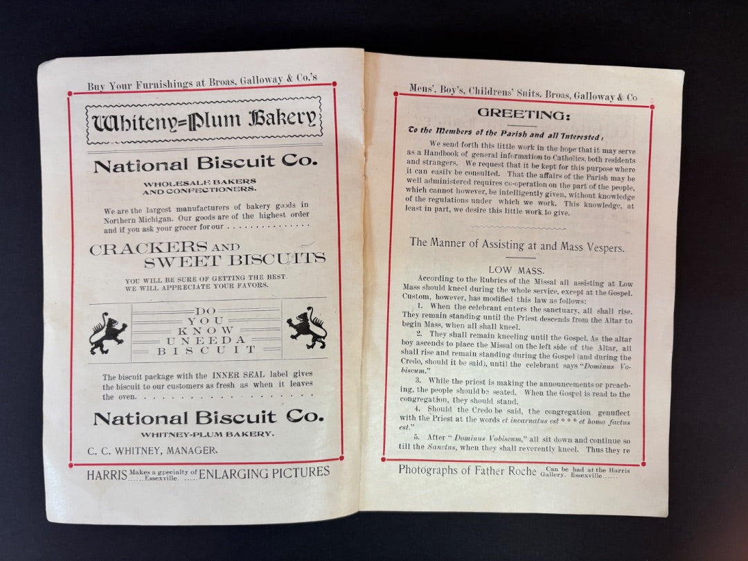 2 Year Books St Johns Church 1900