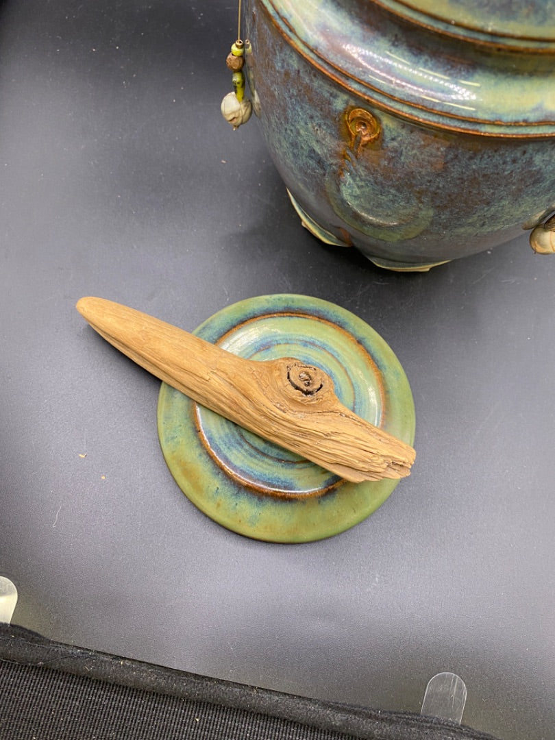 Signed / Marked Handmade Custom Crafted Pottery Urn