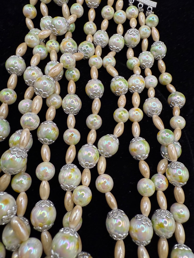 MCM Multi-strand Pearl Necklace
