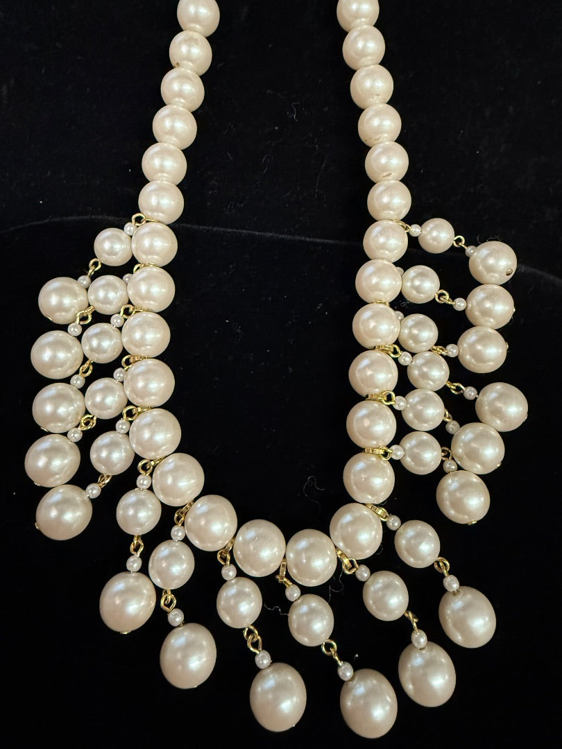 Artisan BIB Pearl Necklace