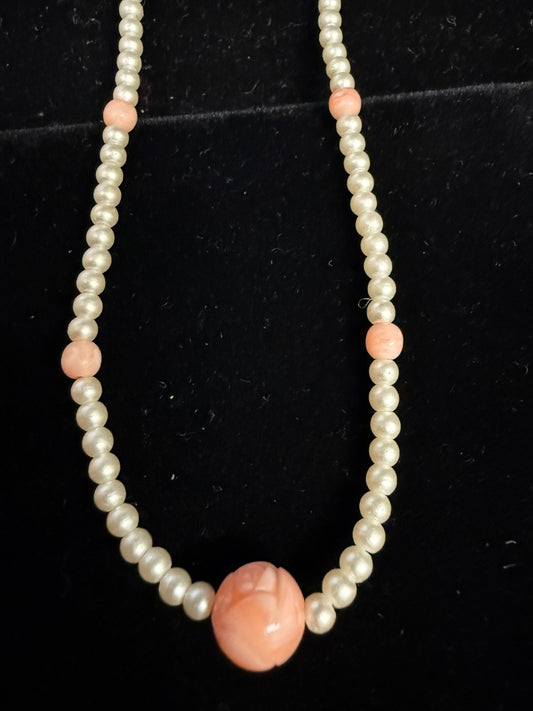 Child's 1983 Vtg Avon Pearl Necklace