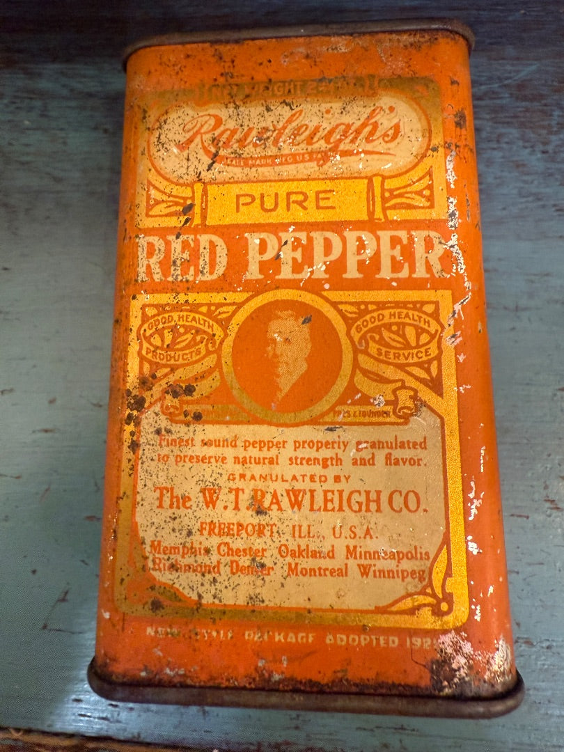 Raleigh’s Red Pepper tin