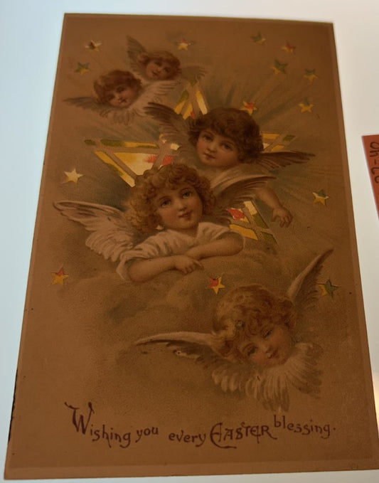 Cabin With Sun In Forest With Lights