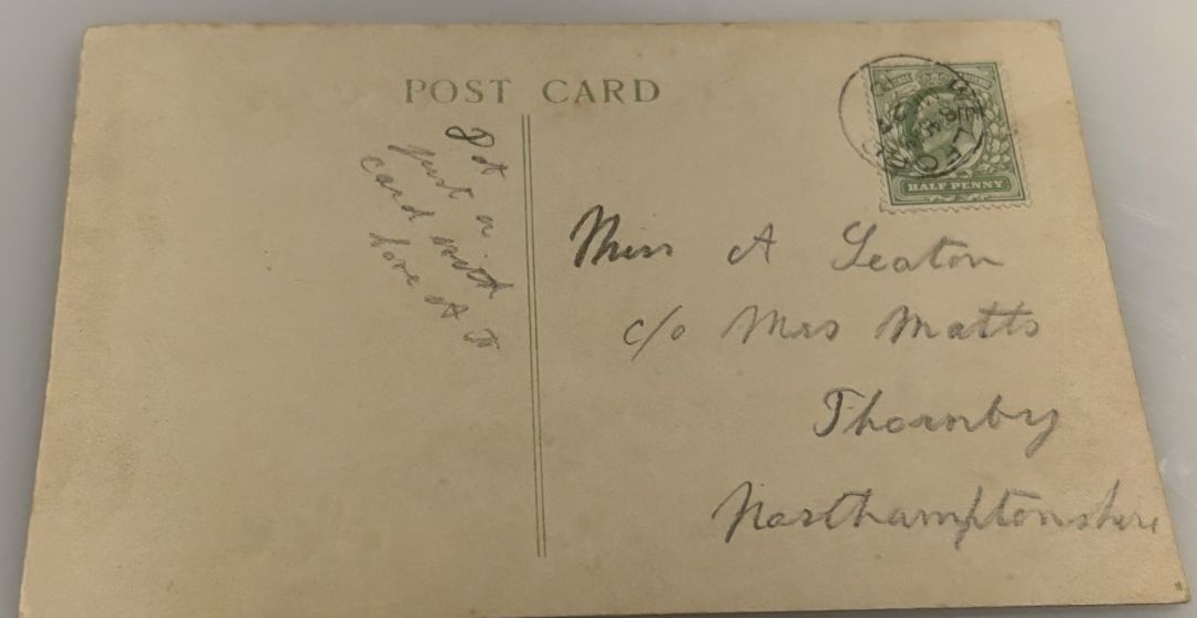 Easter Greeting With Best Wishes HTL Hold to the Light Angels Stained Glass Cross Vintage Postcard