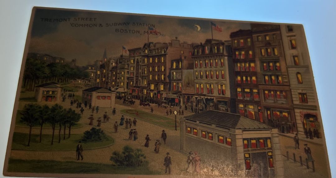 Tremont Street Common & Subway Station, Boston, Massachusetts