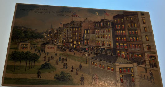 Tremont Street Common & Subway Station, Boston, Massachusetts