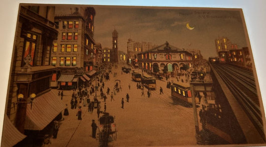 Herald square, New York. Broadway & 6th Ave.