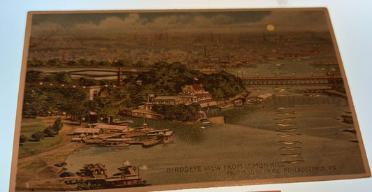 Birdseye View From Lemon Hill Fairmount Park, Philadelphia, Pennsylvania