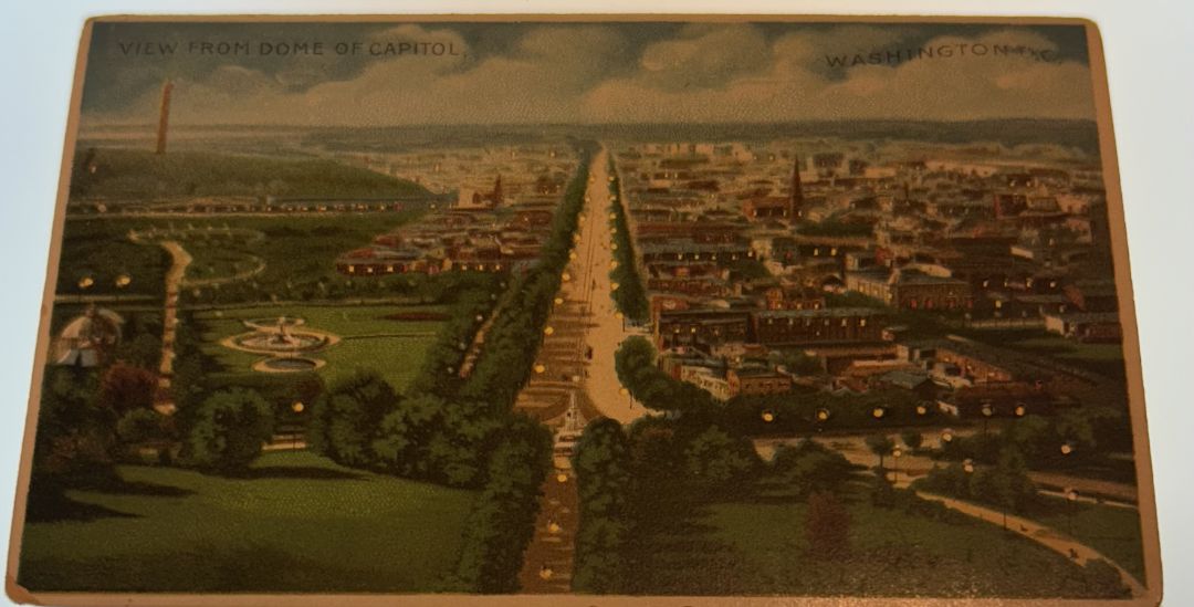 View From Dome Of Capitol,   Washington D.C.