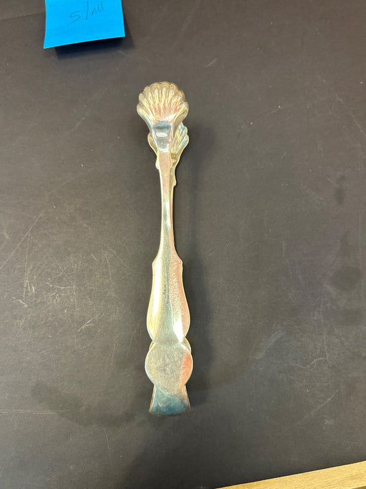 SILVER PLATE tongs shell
