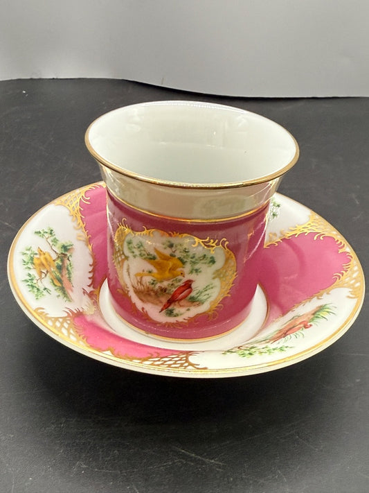 Vtg Bird Demitasse Avon Teacup saucer
