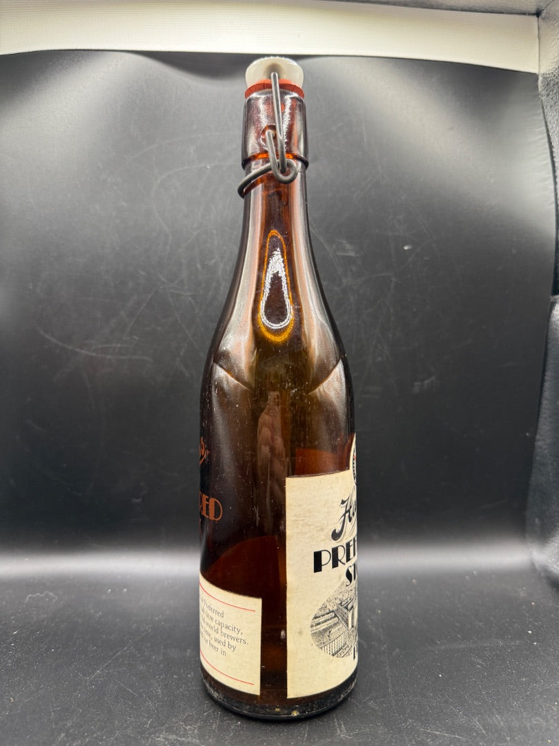 Brown Hamms Preferred Stock Bottle with cap, 12"x10"