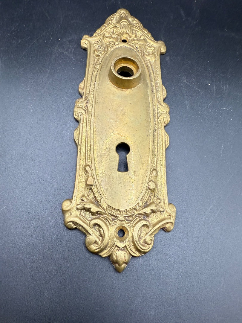 Gold door plate