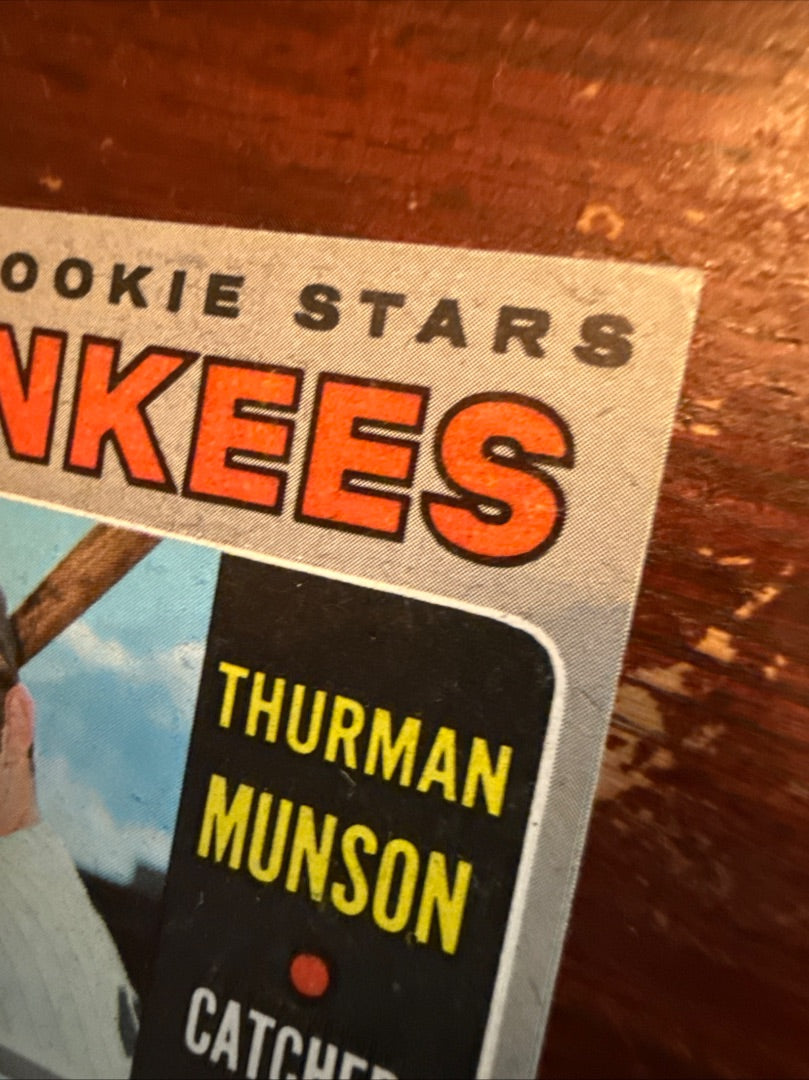 1970 Topps - 1970 Rookie Stars Yankees THURMAN MUNSON, DAVE MCDONALD #189 (RC)