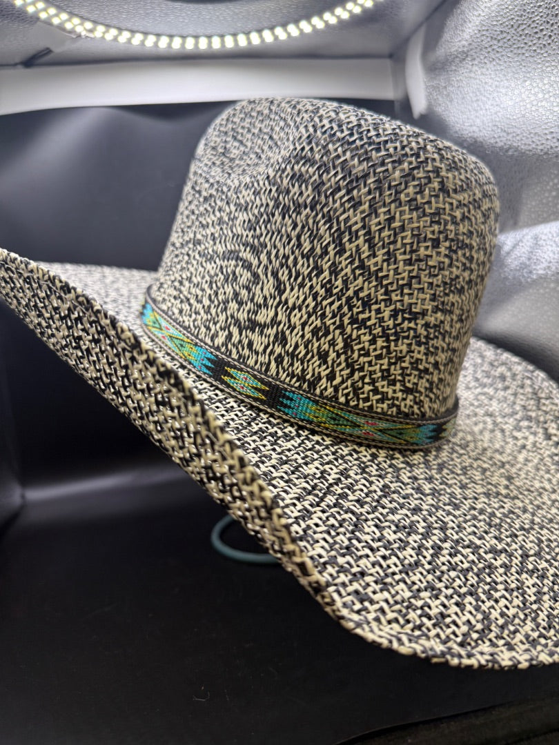 Black Resistol Cowboy hat Hooey, 58