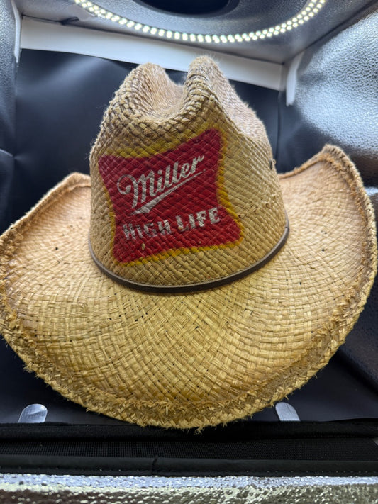 Tan Miller High Life Cowboy hat