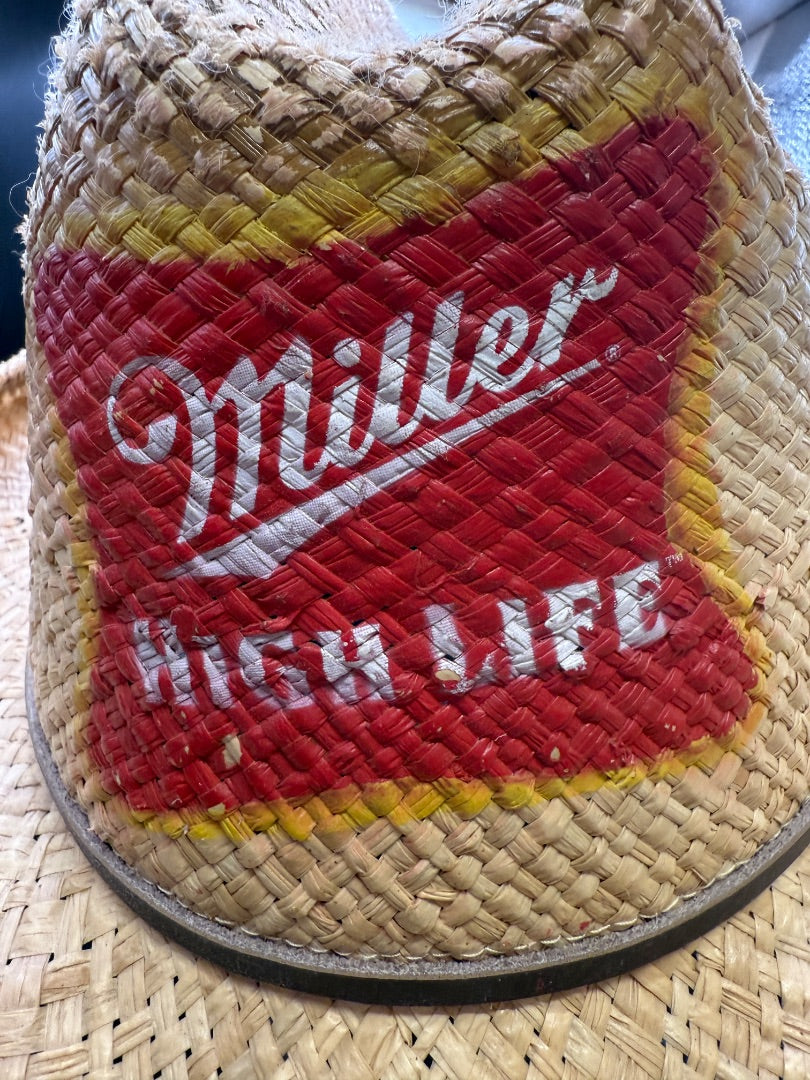 Tan Miller High Life Cowboy hat