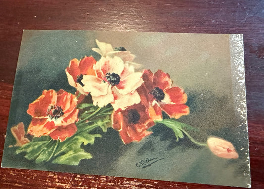 Catherine Klein Floral Flowers artist signed