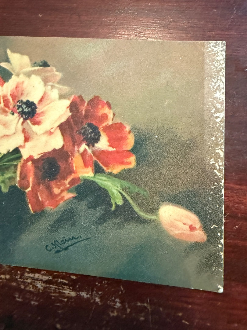 Catherine Klein Floral Flowers artist signed