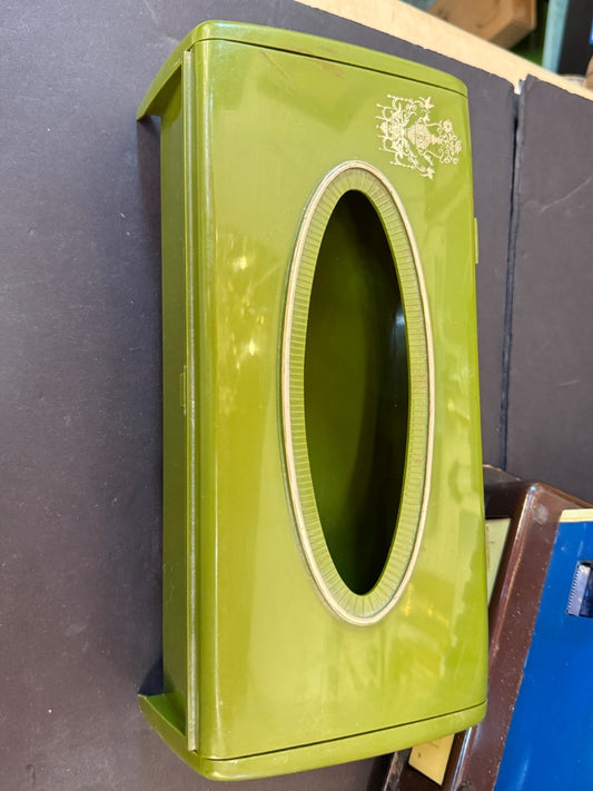 Green Kleenex Tissue Holder