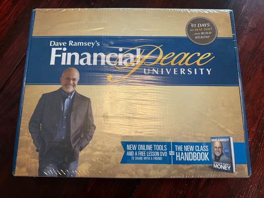 Dave Ramsey Financial Peace University Kit FPU DVD & Book New Sealed 2012