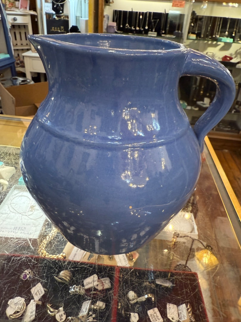 Blue  pottery