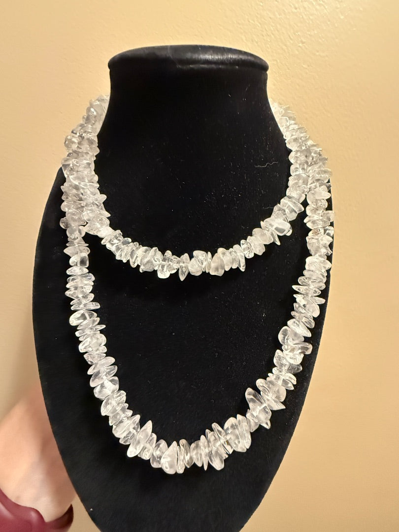 AVON Crystal Necklace semi Precious stones