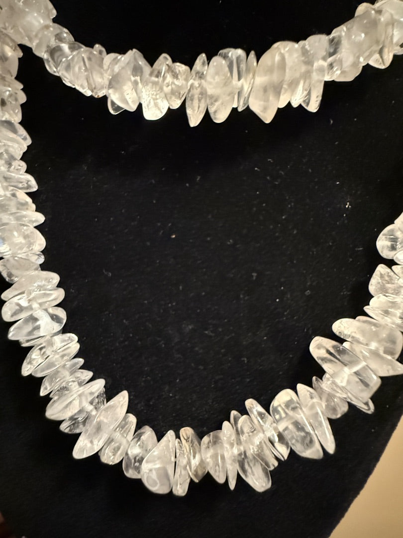 AVON Crystal Necklace semi Precious stones