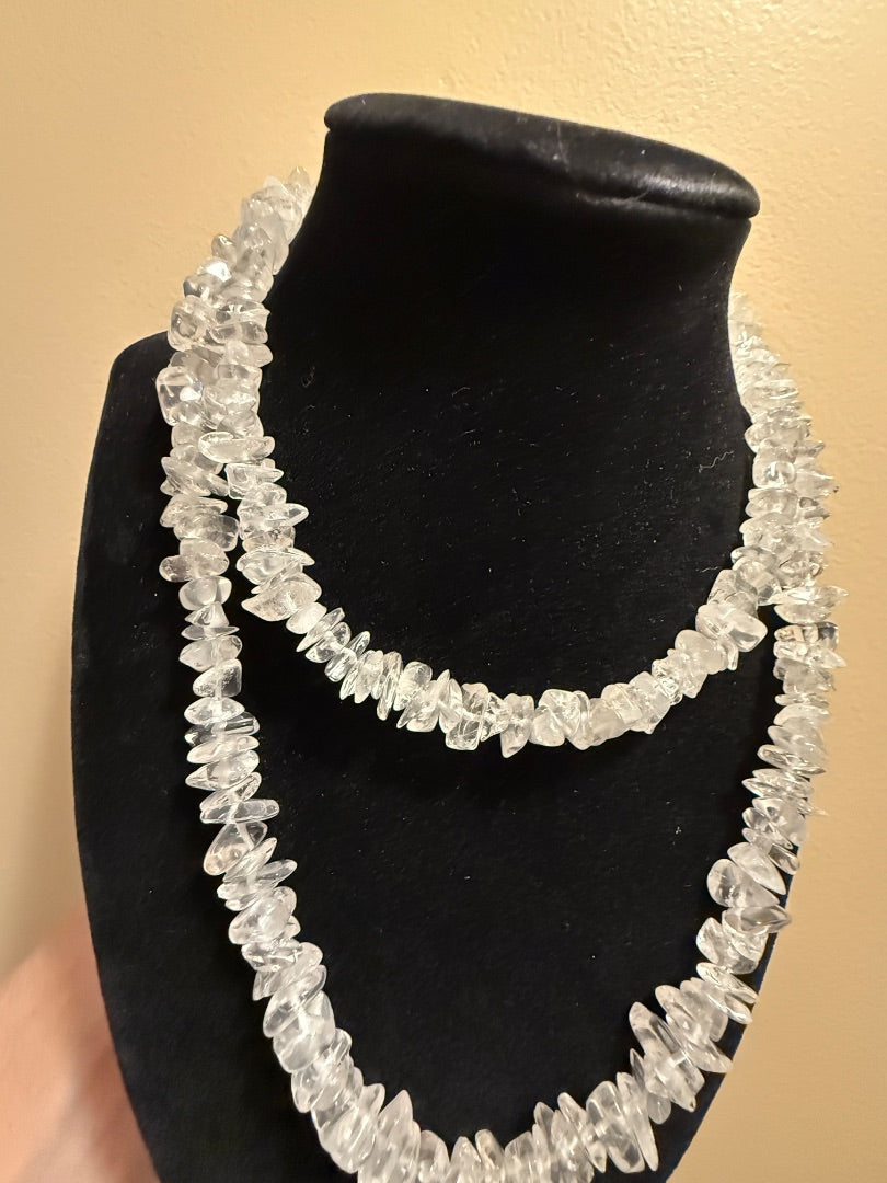 AVON Crystal Necklace semi Precious stones