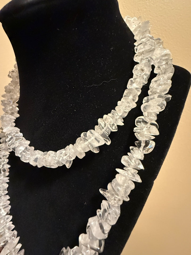 AVON Crystal Necklace semi Precious stones