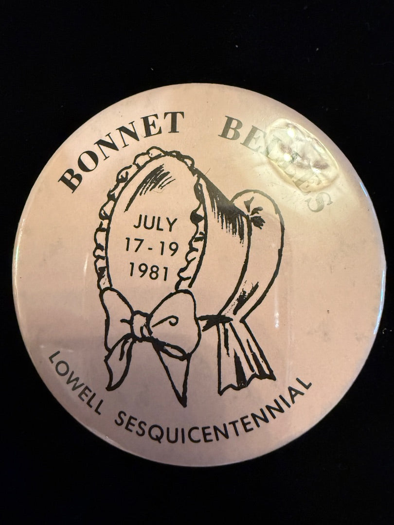Bonnet Bells Pin 1981 Lowell
