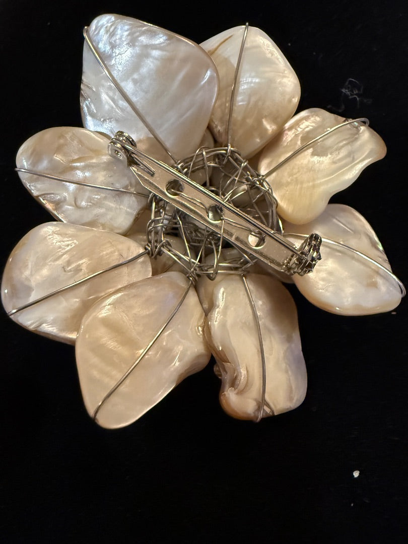 Unsigned Blue Shell Freshwater Pearl