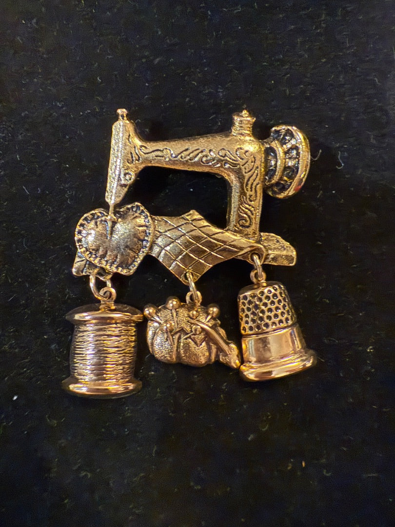Danecraft Brooch  Sewing Brooch