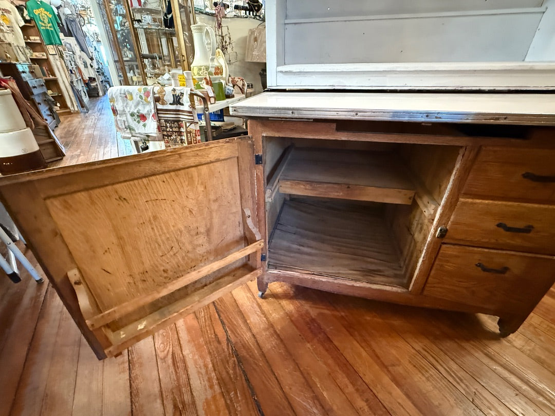 White  Hoosier Cabinet