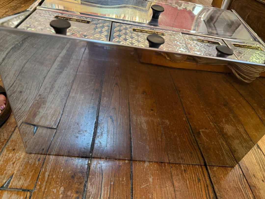 Chrome Krestline Limbo Bread canister set